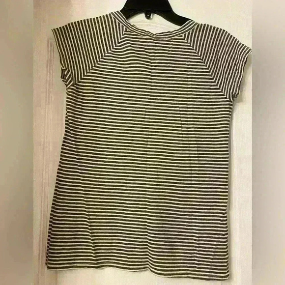 Nili Lotan Striped Round Neck Tshirt - Picture 5 of 5